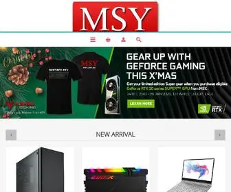 MSY.com.au(Australia's No.1 Computer Store) Screenshot