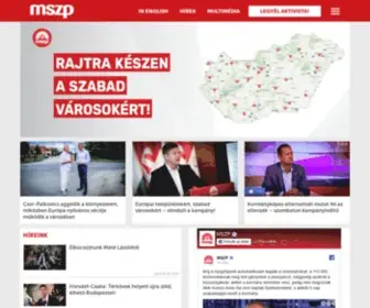 MSZP.hu(MSZP) Screenshot