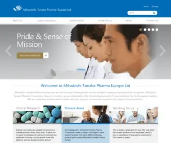 MT-Pharma-EU.com(Mitsubishi Tanabe Pharma Europe) Screenshot