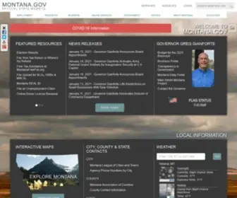MT.gov(Montana's Official State Website) Screenshot