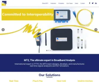 MT2.fr(The Broadband Expert Company) Screenshot