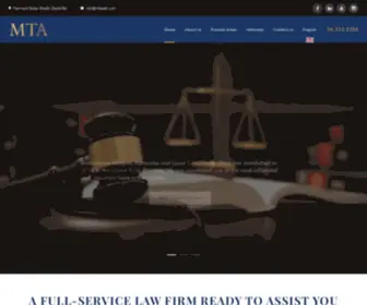 Mtaadv.com(MTA Advocates) Screenshot