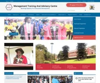 Mtac.ac.ug(Management Training and Advisory Centre) Screenshot