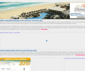 Mtacancun.com(Hoteles todo incluido en Cancun) Screenshot