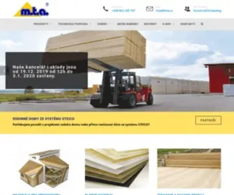 Mta.cz(Dodavatel pro dřevostavby) Screenshot