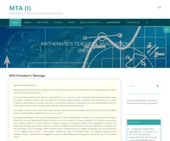 Mtai.org.in(MTA (I)) Screenshot