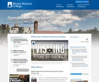 Mtaloy.edu(Mount Aloysius College) Screenshot