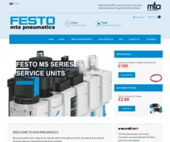 Mtapneumatics.com(MTA Pneumatics) Screenshot