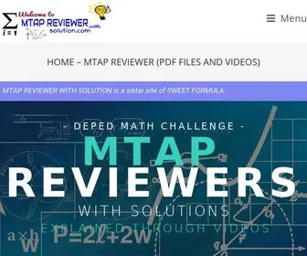 Mtapreviewerwithsolution.com(MTAP REVIEWER WITH ANSWERS AND SOLUTIONS) Screenshot