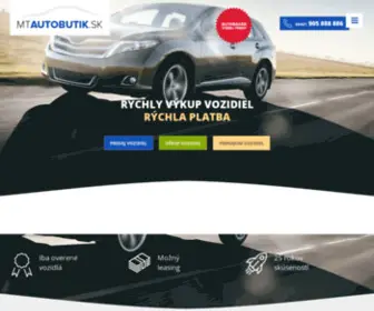 Mtautobutik.sk(MT AUTOBUTIK) Screenshot