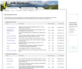 MTB-Forum.eu(Mountainbike Forum) Screenshot