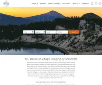 Mtbachelorvillage.com(Mt Bachelor Village Resort) Screenshot