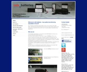 MTbbatteries.co.uk(Mtb batteries) Screenshot