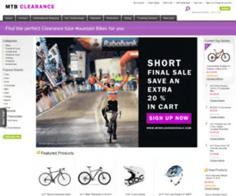 MTBclearancesale.com(Sale mountain bikes) Screenshot