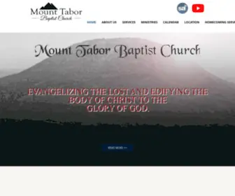 MTBcmaryville.com(Mount Tabor Baptist Church) Screenshot