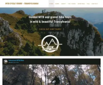 MTBCYcletours.com(MTB Cycle Tours) Screenshot