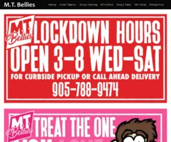 Mtbellies.com(MT Bellies Tap and Grill) Screenshot