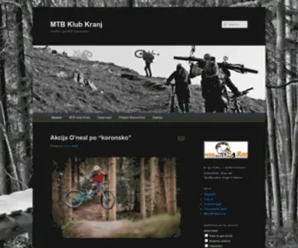 MTBklubkranj.si(MTB Klub Kranj) Screenshot