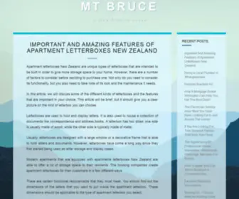 MTbruce.org.nz(Mt Bruce) Screenshot