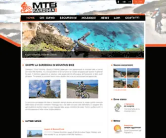 MTbsardinia.com(MTB Sardinia centro escursioni mountain bike in Sardegna Ogliastra) Screenshot