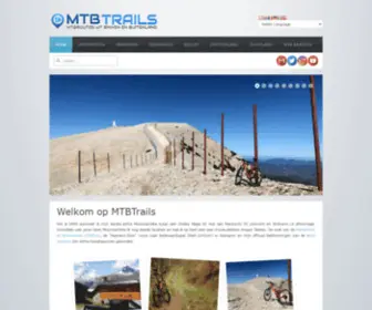 MTBtrails.nl(België) Screenshot