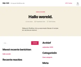 MTBtraining.nl(Mijn CMS) Screenshot