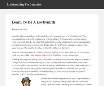 MTBTrbovlje.net(Locksmithing For Dummies) Screenshot