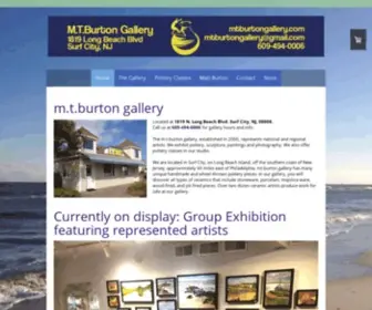 Mtburtongallery.com(M.t.burton Gallery) Screenshot