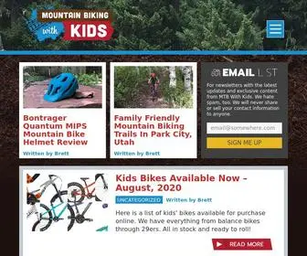 MTbwithkids.com(Mountain Biking with Kids) Screenshot