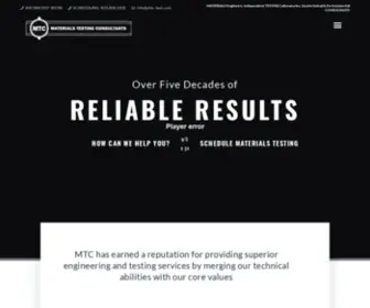 MTC-Test.com(Geotechnical Engineering Firms) Screenshot