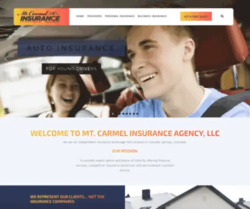 Mtcarmelinsure.com(Auto, Home, Business, Life) Screenshot