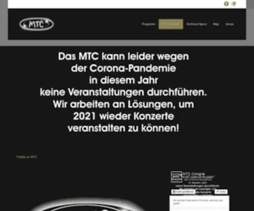 MTCclub.de(Mtc cologne) Screenshot