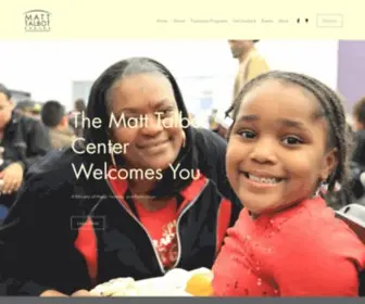 Mtcenter.org(The Matt Talbot Center) Screenshot