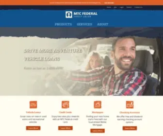 MTcfederal.com(MTC Federal Credit Union) Screenshot