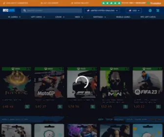 MTcgame.com(MTCGAME l Wereldwijde digitale game store) Screenshot