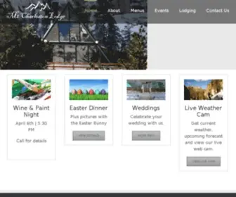 MTcharlestonlodge.com(Charleston Lodge) Screenshot