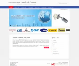 Mtcin.com(Machine Tools Centre) Screenshot
