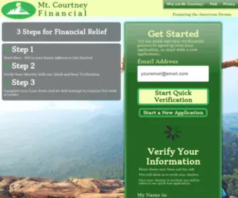 Mtcourtneyfinancial.com(Mt. Courtney Financial) Screenshot