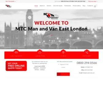 MTcremoval.co.uk(MTC Man and van East London full removals service to support all relocation needs. man & van) Screenshot