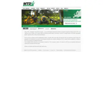 MTD-Garden.eu(MTD Europe) Screenshot