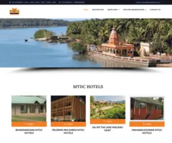MTDchotels.com(MTDC Hotels) Screenshot