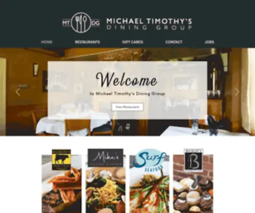 Mtdininggroup.com(New Hampshire's most exciting collection of restaurants. MT Dining Group) Screenshot