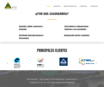 Mte-Ecuador.com(MANTENIMIENTO TECNICO ESPECIALIZADO CIA LTDA) Screenshot