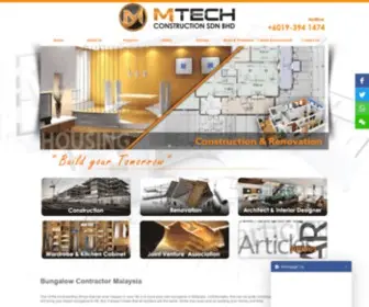 Mtechberhad.com.my(MTech Construction) Screenshot