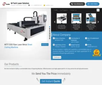 Mtechlasersolution.com(MTech Laser India Private Limited) Screenshot