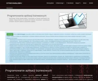 Mtechnology.pl(Programowanie aplikacji biznesowych) Screenshot