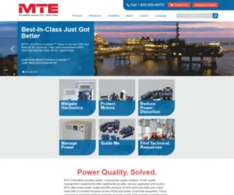 Mtecorp.com(Power Quality Products & Filters) Screenshot