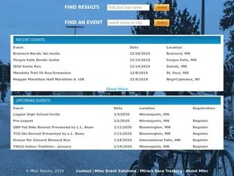 Mtecresults.com(MTEC Results) Screenshot