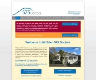 Mteden575.co.nz(Mt Eden Doctors) Screenshot