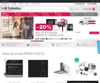 Mtehnika.si(M Tehnika Spletna trgovina) Screenshot